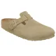 BIRKENSTOCK Boston Suede /faded kaki (narrow)