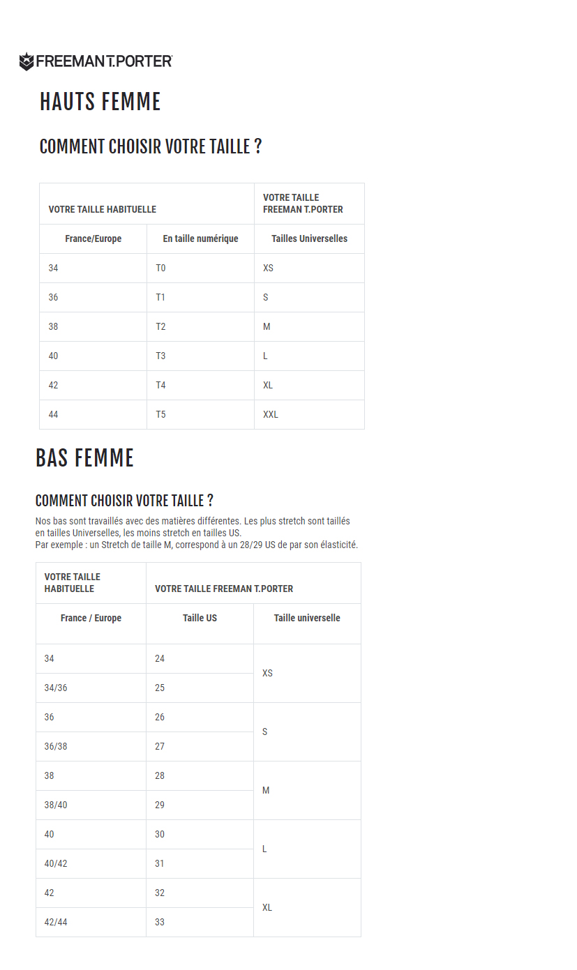 Size guide